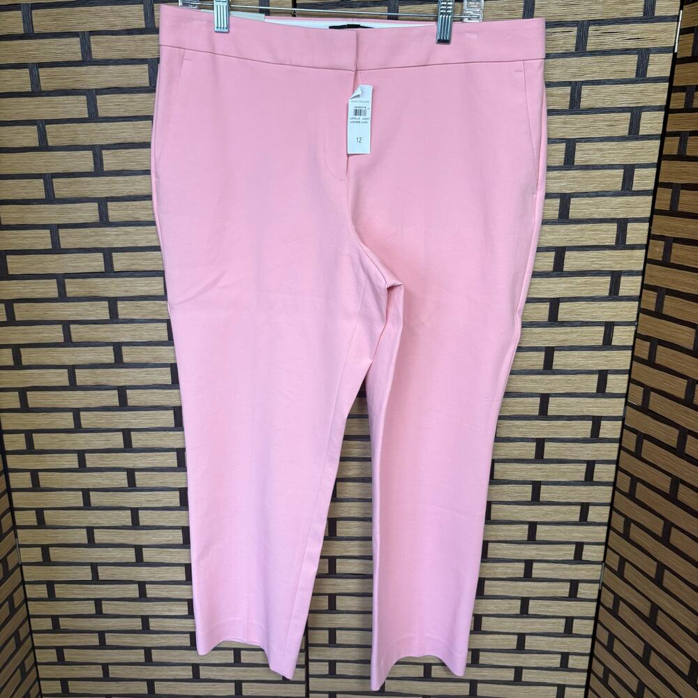 Ann Taylor Pink Kate‎ Tailored FIt Pants Size 12
